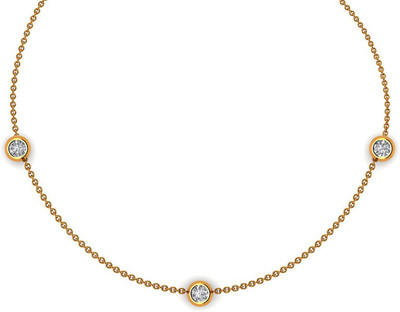 

Vannajewels CDFJN-0048 Princess Yellow Gold Precious Necklace(18kt)
