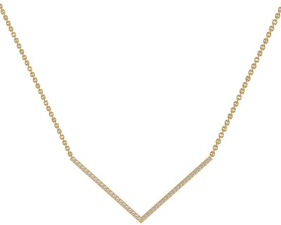 Vannajewels CDFJN-0037 Princess Yellow Gold Precious Necklace(18kt)
