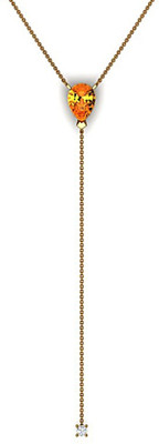 

Vannajewels CDFJN-0071 Lariat Yellow Gold Precious Necklace(18kt)