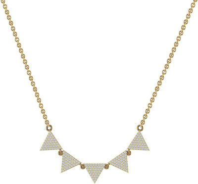 

Vannajewels CDFJN-0029 Princess Yellow Gold Precious Necklace(18kt)