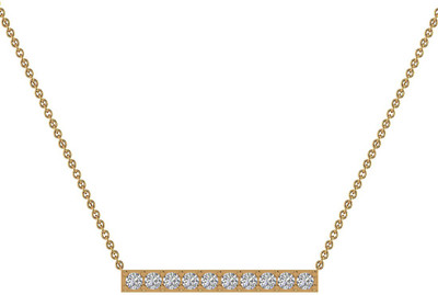 

Vannajewels CDFJN-0035A Princess Yellow Gold Precious Necklace(14kt)