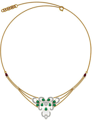 

Vannajewels CDFJN-0007 Princess Yellow Gold Precious Necklace(18kt)