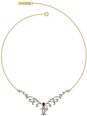 Vannajewels CDFJN-0010 Princess Yellow Gold Precious Necklace(18kt)