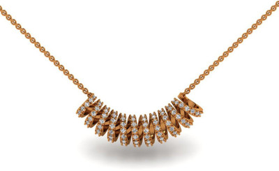 

Vannajewels CDFJN-0123A Princess Yellow Gold Precious Necklace(14kt)
