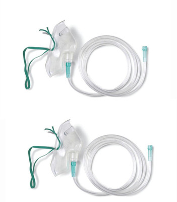 

Microsidd Oxygen Mask with long tube Silicone Respiratory Exerciser(Pack of 2)