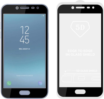 CASE CREATION Edge To Edge Tempered Glass for Samsung Galaxy J2 2018(Pack of 1)