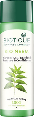 Biotique Bio neem Margosa Anti Dandruff Shampoo & Conditioner(190 ml)
