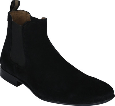 

Red Tape Suede Leather Chelsea Boots For Men(Black