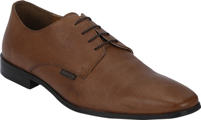 

Red Tape Leather Formal Derby For Men(Brown, L.tan