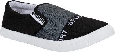 

Wwodcell Slip On Sneakers For Men(Multicolor, Black