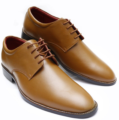 

MENSOME Derby For Men(Tan, Tan brown