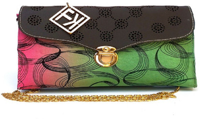 

Fashion Knockout Girls Evening/Party, Casual Black, Green Leatherette Messenger Bag