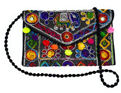 

Unique Fashion Women Evening/Party, Casual, Formal Multicolor Cotton Sling Bag