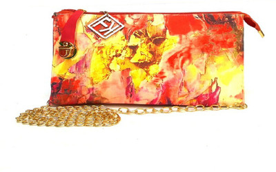 

Fashion Knockout Girls Casual, Evening/Party, Formal Red Leatherette Shoulder Bag
