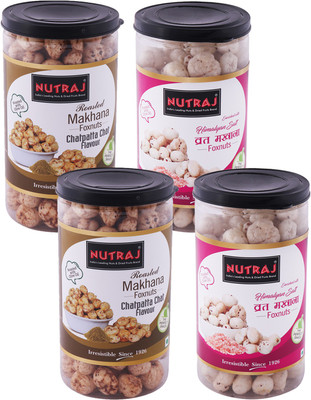 

Nutraj Chatpata Chat & Vrat Roasted Makhana 70gm Each (Pack of 4)(280 g, Pack of 4)
