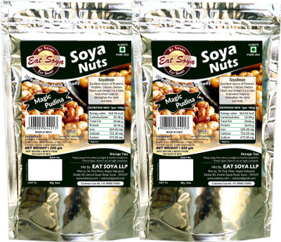 

Eat Soya Soya Nuts Magic Pudina - 200g (Pack of 2)(400 g, Pack of 2)