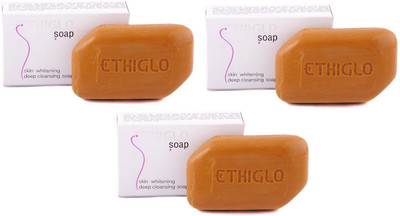 

Ethiglo Skin Whitening Soap (Pack Of 3)(.150 g, Pack of 3)