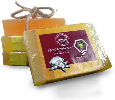 

3F HANDMADE LEMON SOAP Pack of 4(400 g, Pack of 4)
