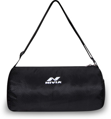 

Nivia Basic Duffle Bag Gym(Black, Kit Bag