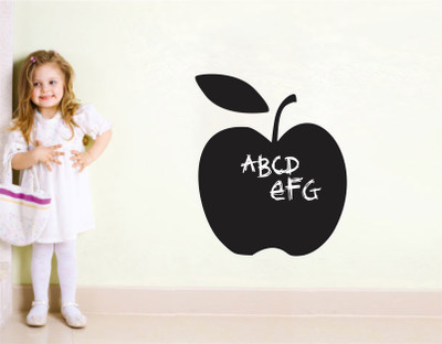StickerYard 56 cm Apple Shape Self Adhesive Sticker(Pack of 1)