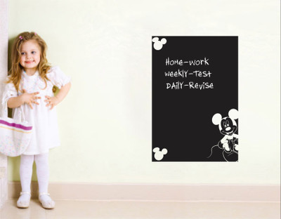 StickerYard 56 cm Mickey Mouse Chalkboard & Wall Self Adhesive Sticker(Pack of 1)