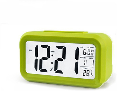 Loopan Digital Green Clock