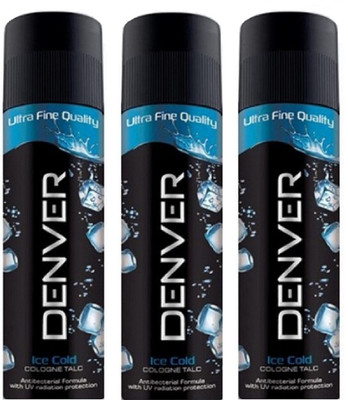 

Denver ice cold talcum powder pack of 3(.300 g)