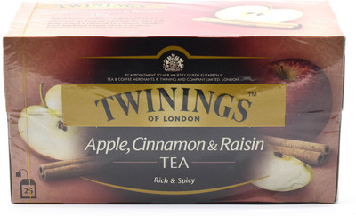 

Twinings Apple, Cinnamon & Raisin Tea, 25 Tea Bags - 50g Assorted Instant Tea Bags Box(50 g)