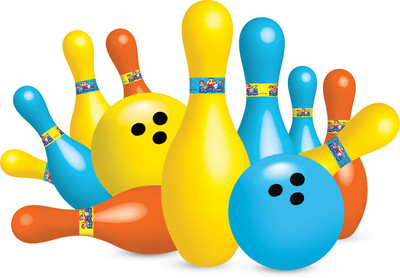 

Shinchan 10 pin small bowling set Bowling