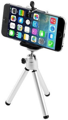 

Rewy Lightweight Mini Tripod And Universal Smartphone Tripod Adapter,Phone Tripod, Selfie Stick Tripod,Phone Shutter Remote Control For iPhone, Android Phone,Any Smartphone Tripod(Black, Supports Up to 1000 g)