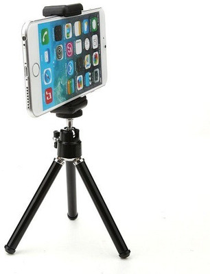 

Rewy Adjustable Mini Mobile Phone Camera Stand Clip Bracket Holder Tripod Tripod(Black, Supports Up to 1000 g)
