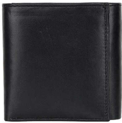 

ASPEN LEATHER Men Black Genuine Leather Wallet(6 Card Slots)