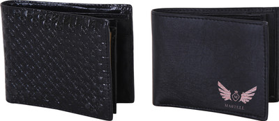 

Martell Men Black Artificial Leather Wallet(4 Card Slots)