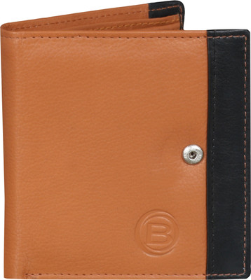 

BACHELOR Men Black Genuine Leather Wallet(5 Card Slots), Bms16