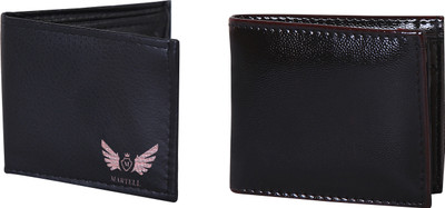 

Martell Men Black Artificial Leather Wallet(4 Card Slots)