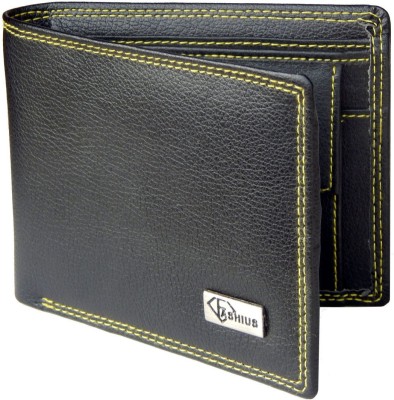 

Fashius Men Black Genuine Leather Wallet(10 Card Slots)