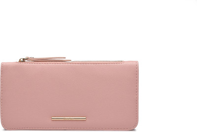 

Diana Korr Women Casual Pink Artificial Leather Wallet(5 Card Slots)