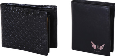 

Martell Men Black Artificial Leather Wallet(4 Card Slots)