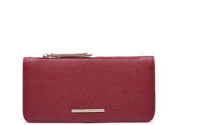 

Diana Korr Women Maroon Artificial Leather Wallet(5 Card Slots)