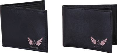 

Martell Men Black Artificial Leather Wallet(4 Card Slots)