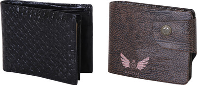 

Martell Men Brown Artificial Leather Wallet(4 Card Slots), Black