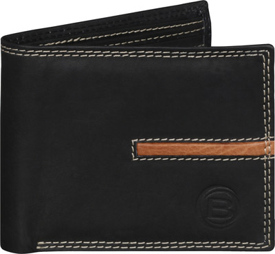 

BACHELOR Men Blue Genuine Leather Wallet(4 Card Slots), Bms21