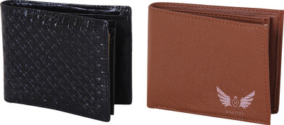 

Martell Men Brown Artificial Leather Wallet(4 Card Slots), Black