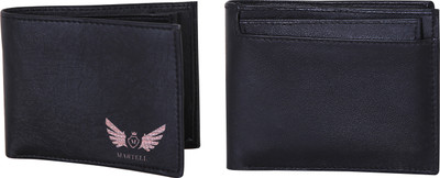 

Martell Men Black Artificial Leather Wallet(4 Card Slots)