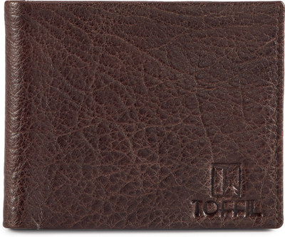 

Toffil Men Brown, Black Genuine Leather, Canvas Wallet(8 Card Slots)
