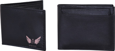 

Martell Men Black Artificial Leather Wallet(4 Card Slots)