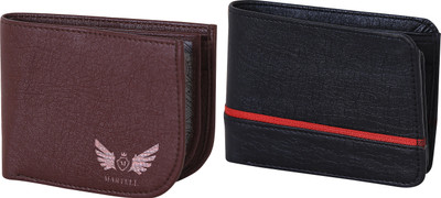 

Martell Men Black Artificial Leather Wallet(4 Card Slots), Brown