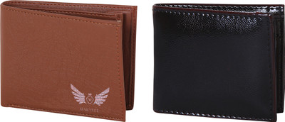 

Martell Men Black Artificial Leather Wallet(4 Card Slots), Brown