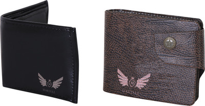 

Martell Men Brown Artificial Leather Wallet(4 Card Slots), Black