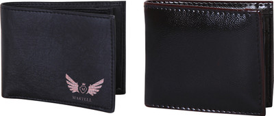 

Martell Men Black Artificial Leather Wallet(4 Card Slots)